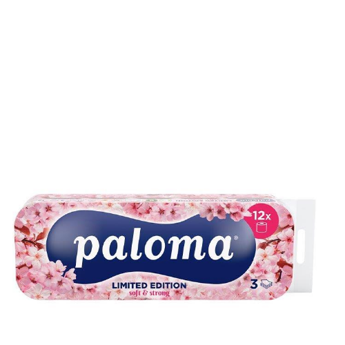 WC PAPIR PALOMA FLOWER 12 KOM