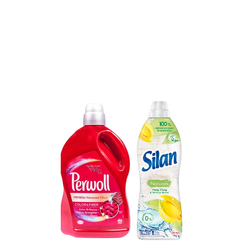 PERWOL COLOR 54pranja + SILAN NATURAL 35 pranja
